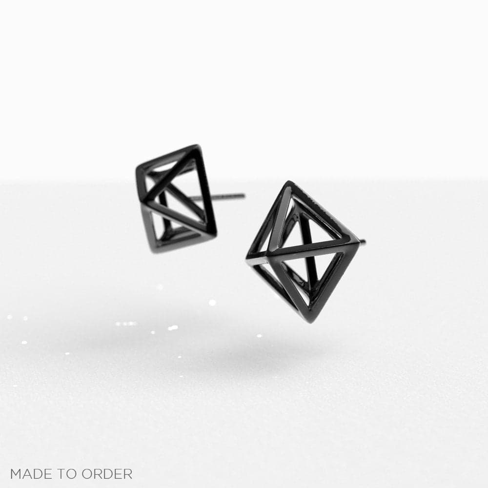 C_Punk _ Black Earrings