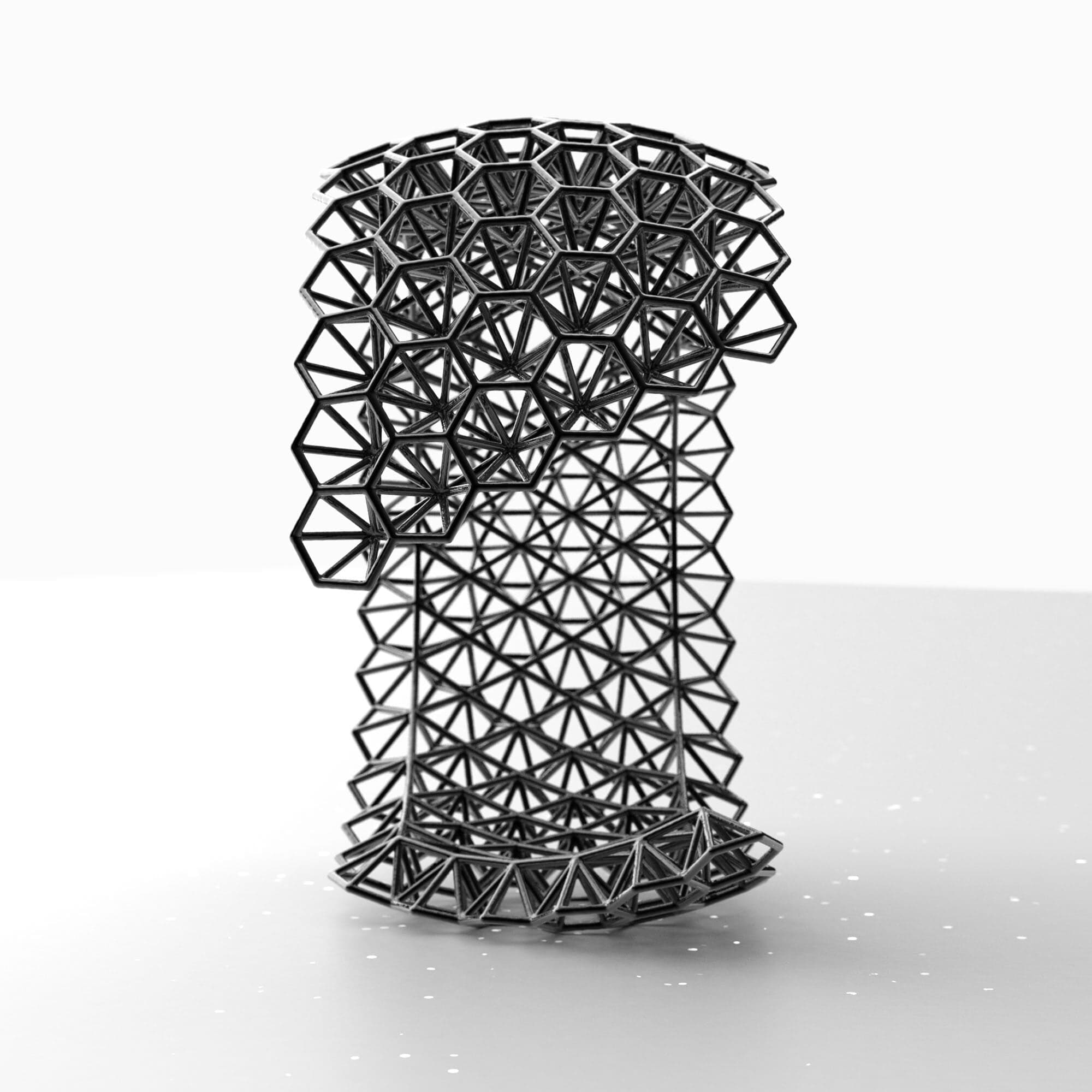 2 0 0 1 _ Black Open Cuff