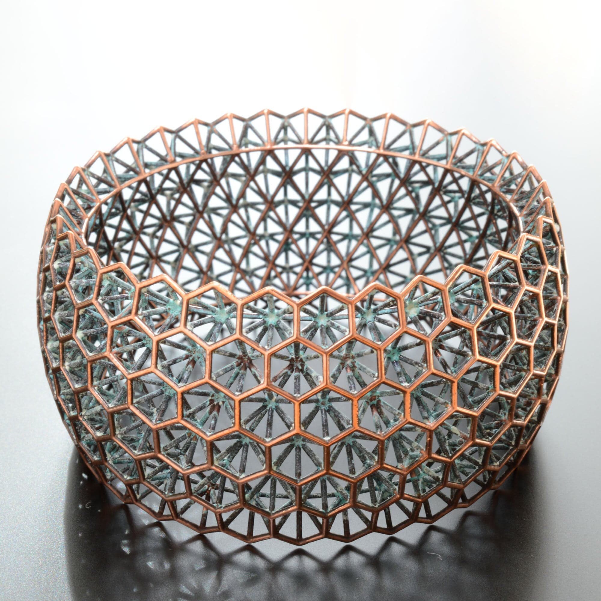 2 0 0 1 _ Oxidised Copper Bangle 06