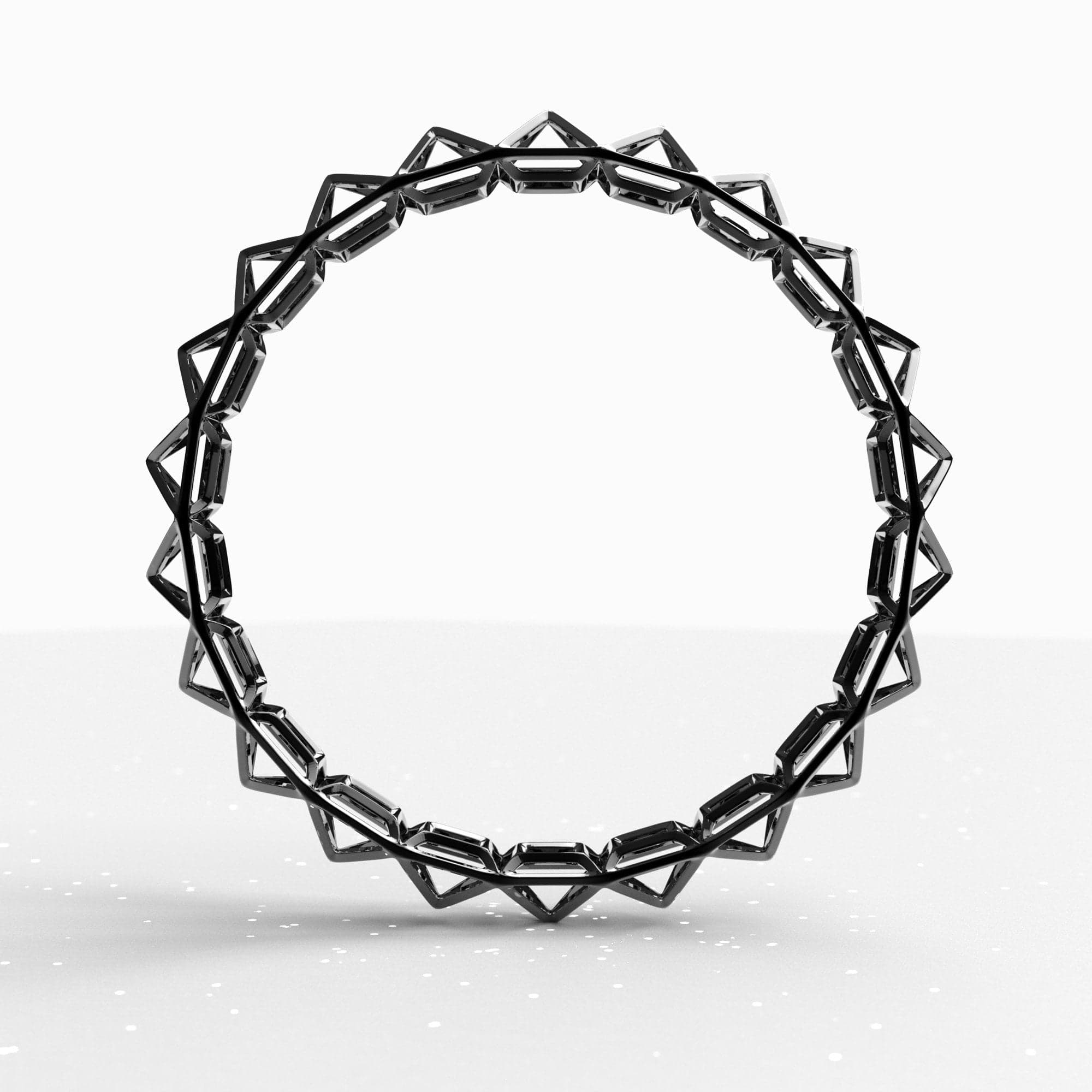 C_Punk _ Black Bangle