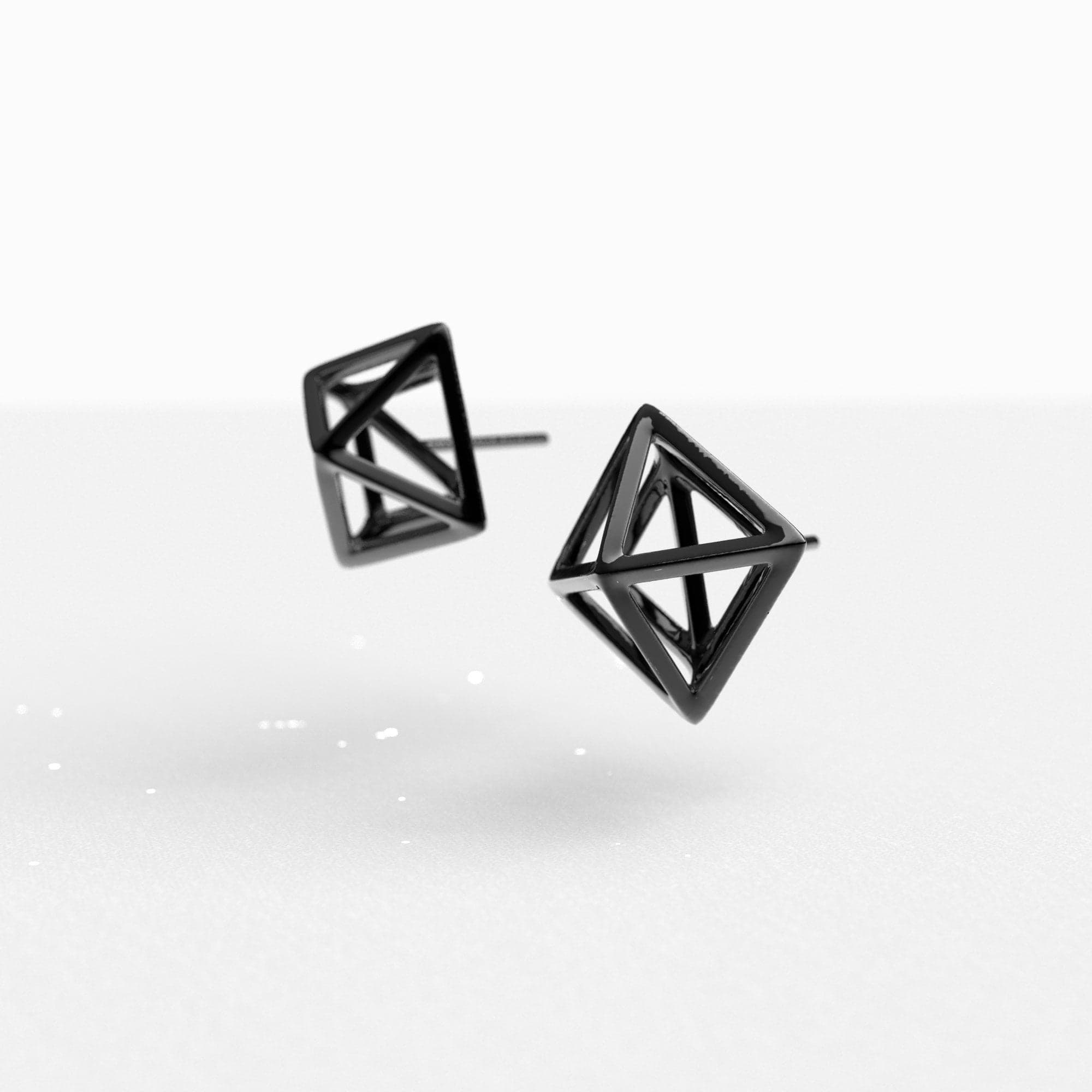 C_Punk _ Black Earrings