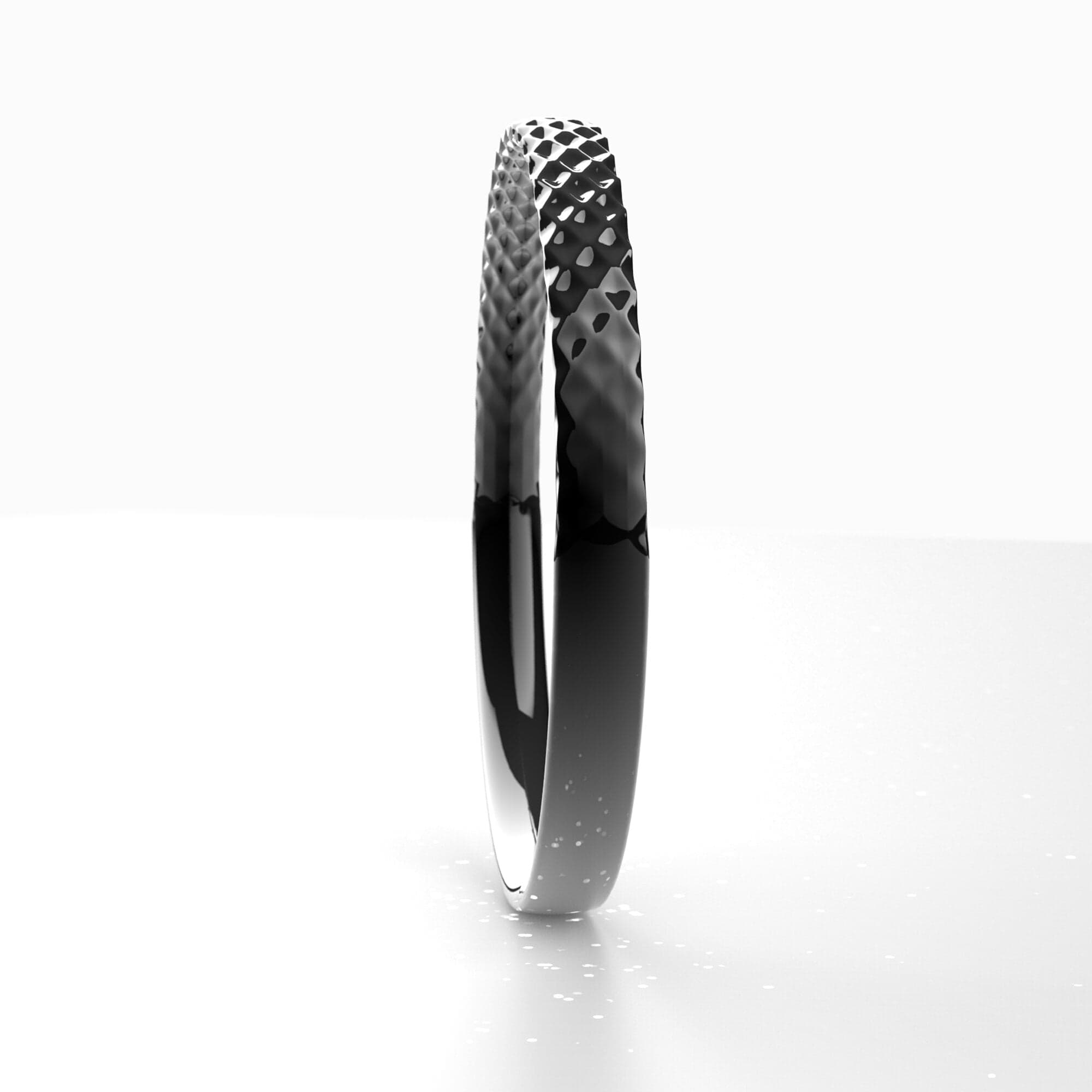 Wave _ Black Bangle
