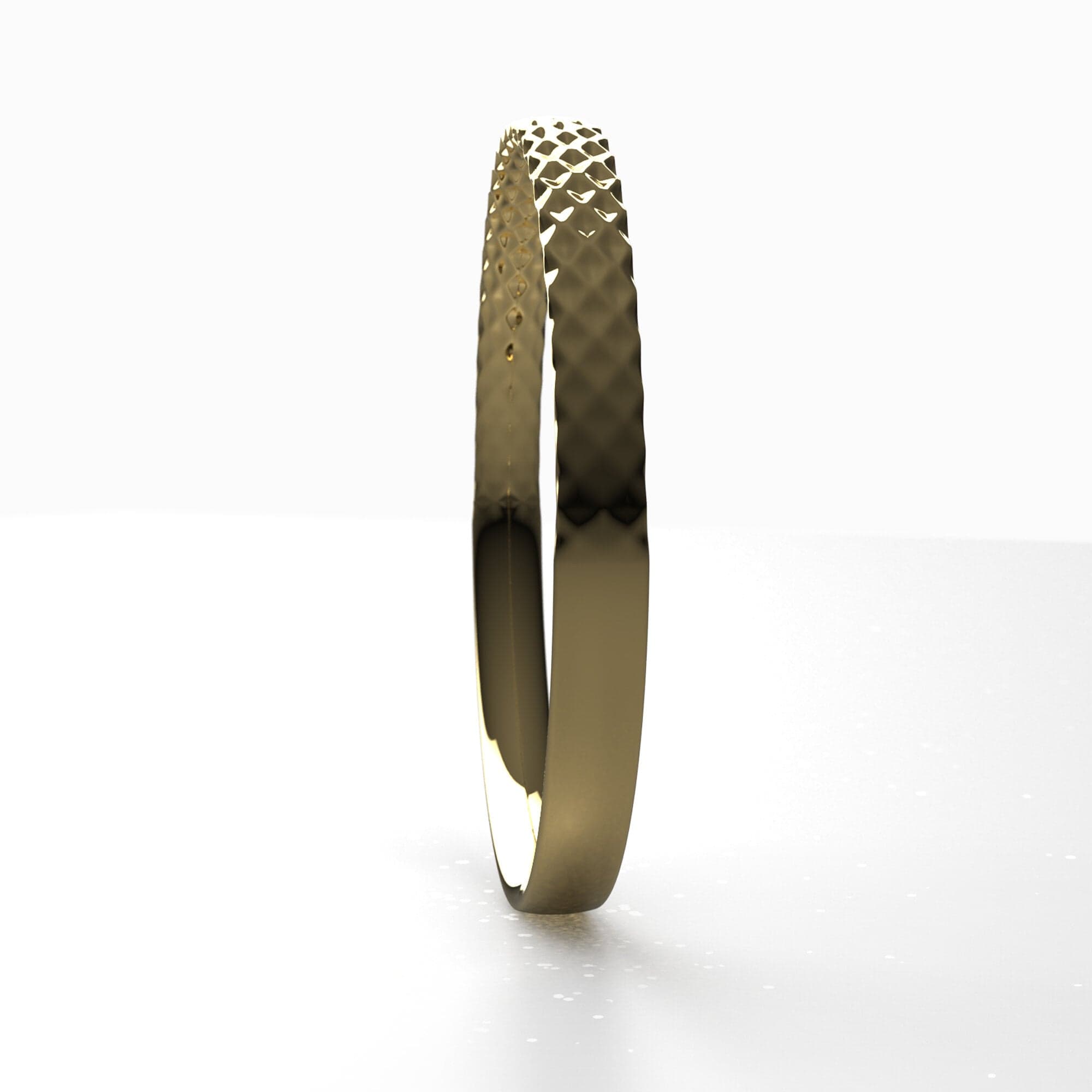 Wave _ 14k Gold Bangle