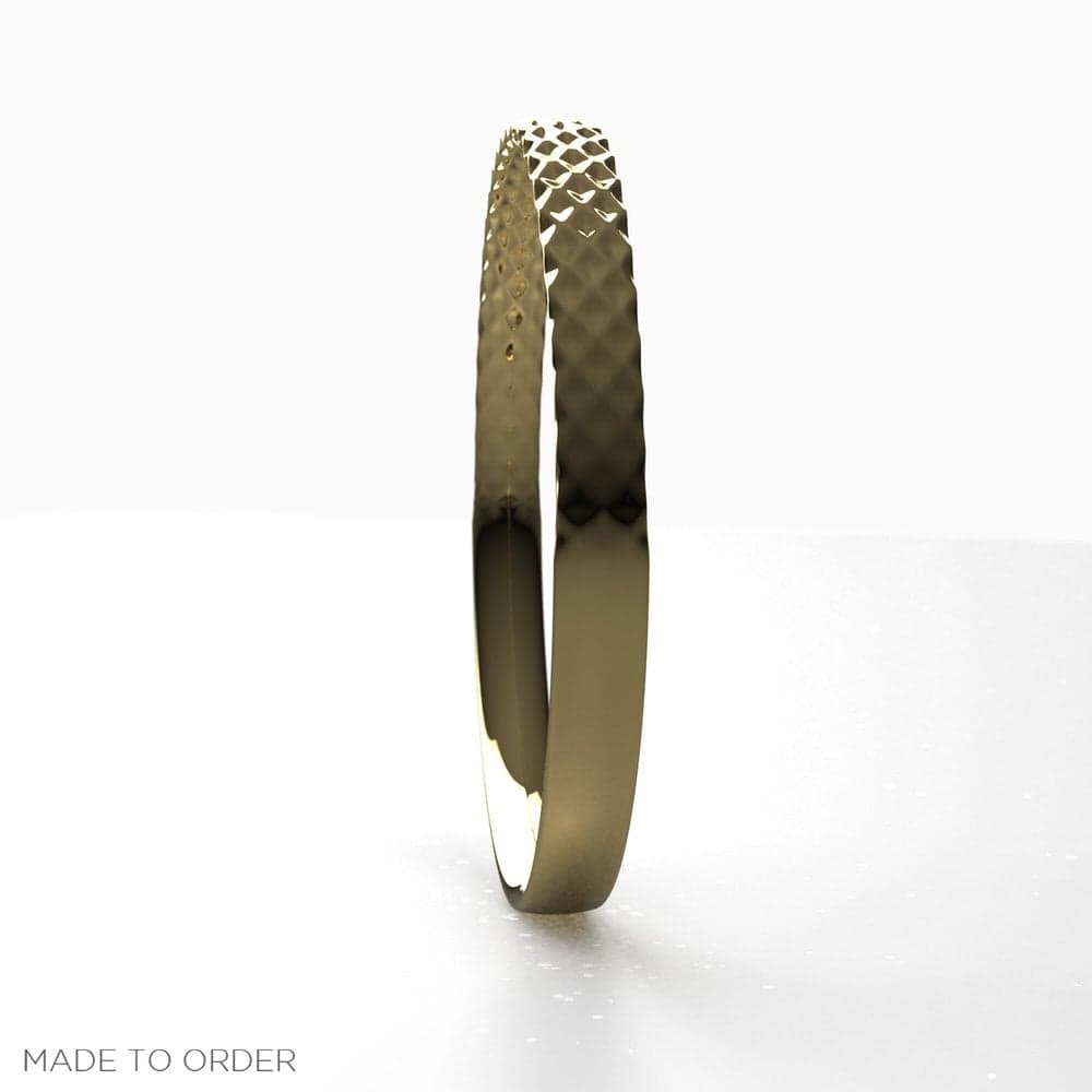 Wave _ 14k Gold Bangle